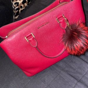 Michael Kors Burgundy Handbag